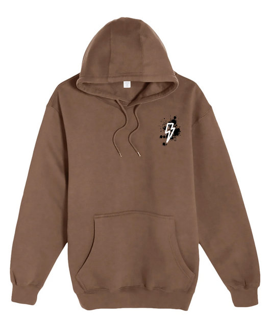 KILAT Spray Paint Hoodie Hot Chocolate